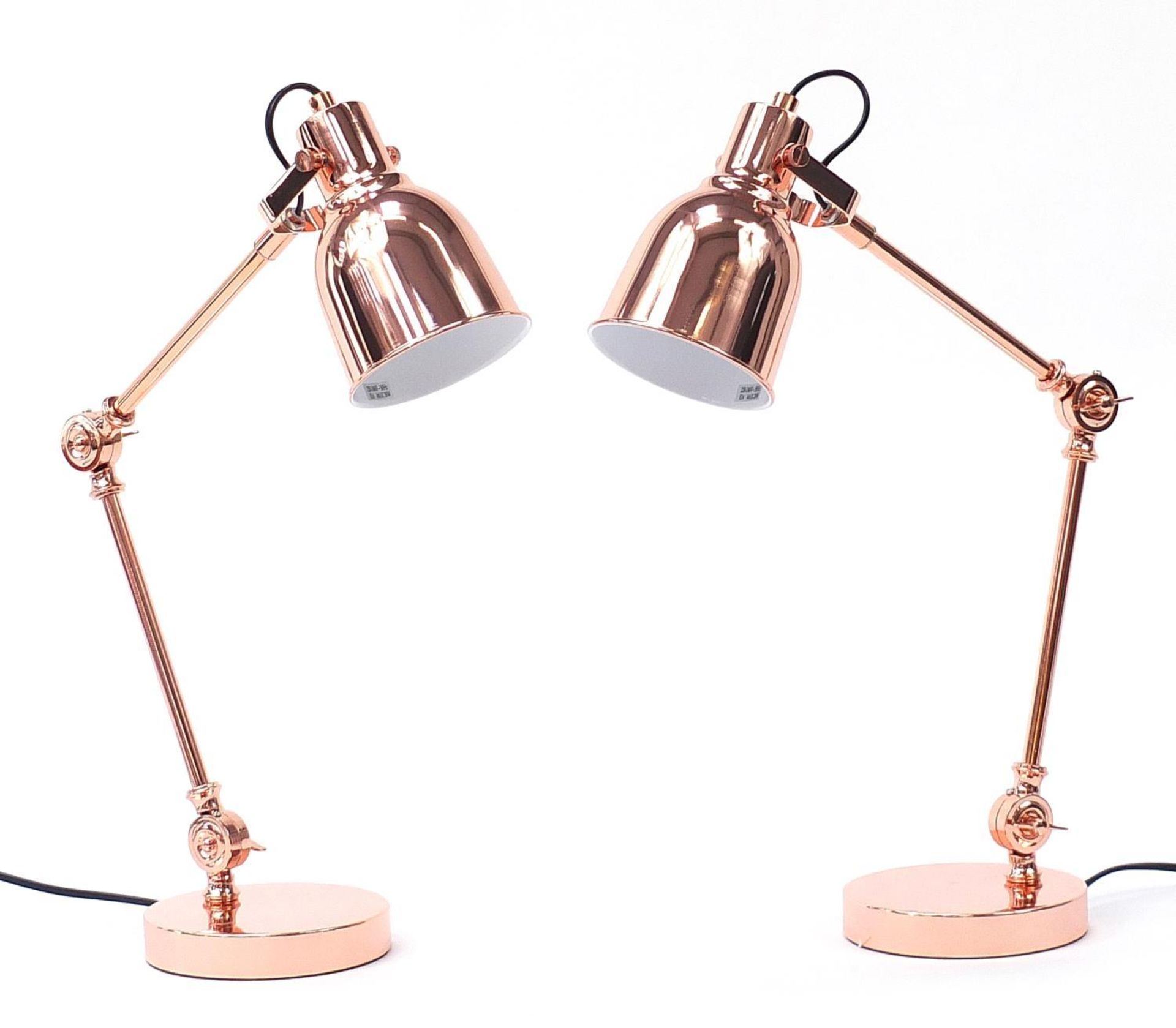 Pair of retro Anglepoise lamps :