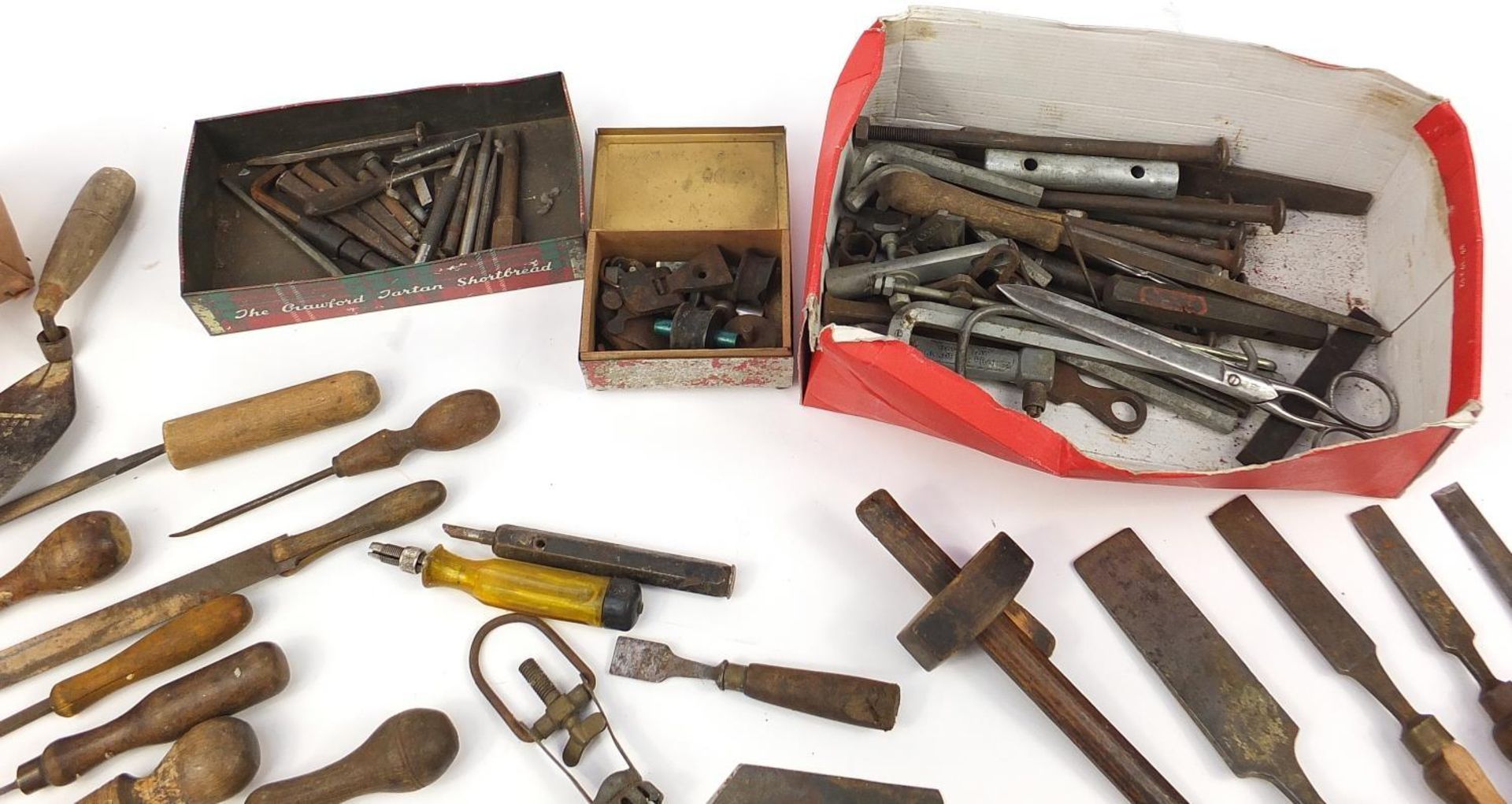 Collection of vintage and later tools including files and chisels, some with maker's marks : - Image 3 of 6
