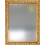 Gilt framed wall mirror with bevelled plate, 44cm x 37cm :