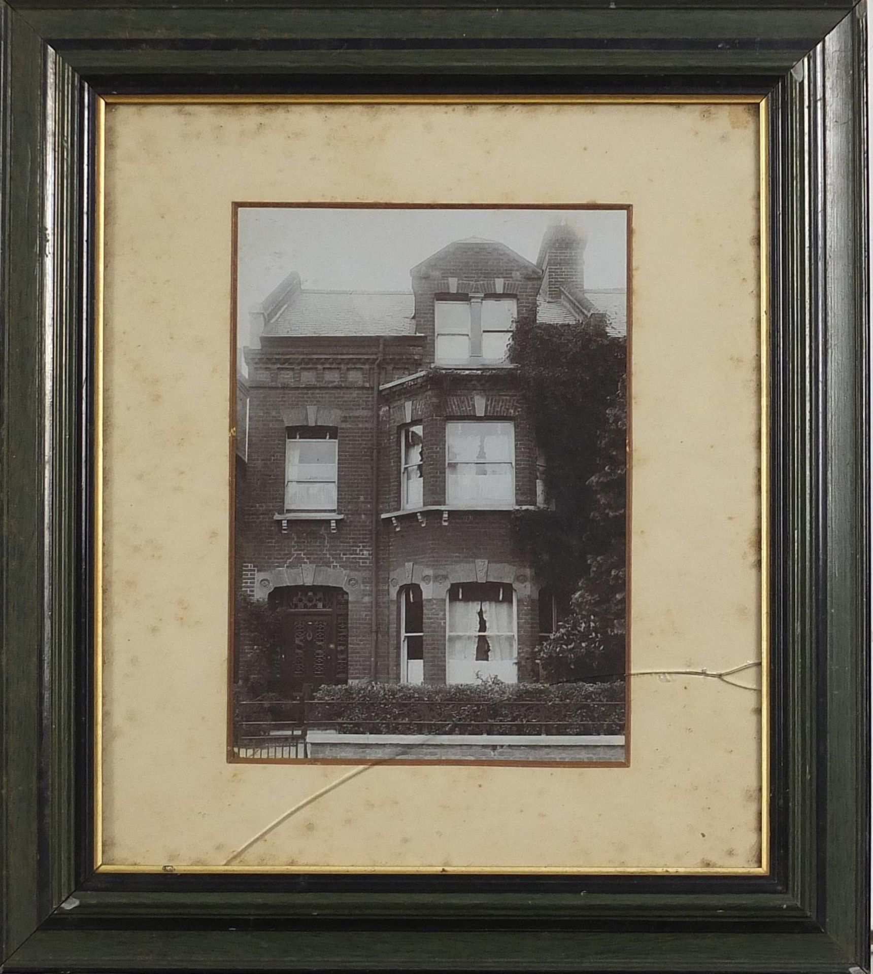 Two Victorian black and white social history photographs including one of a family, mounted, - Image 9 of 10