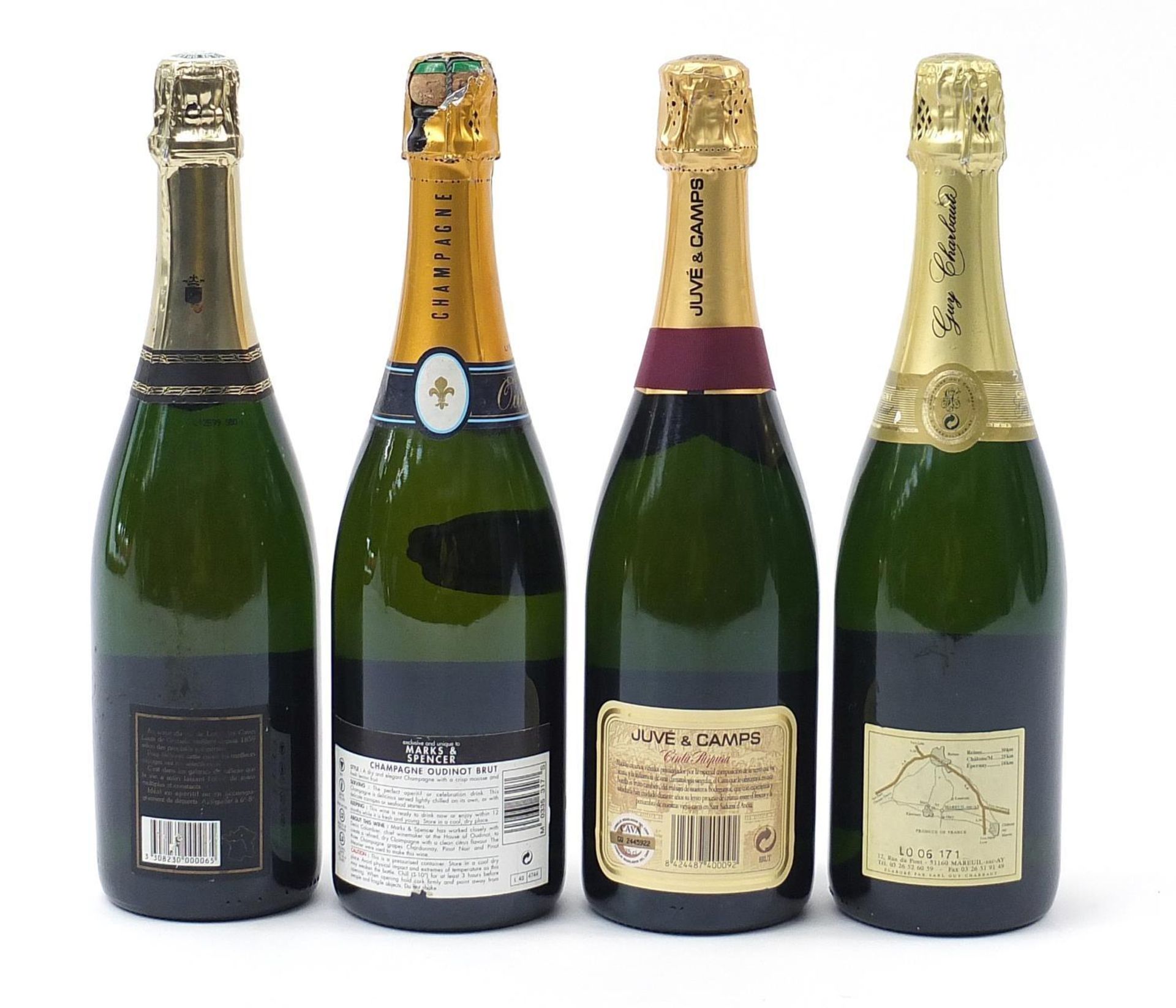 Four bottles of Champagne including Juve & Camps : - Image 2 of 2