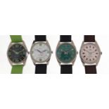Three gentlemen's Oris wristwatches and one Fortis :