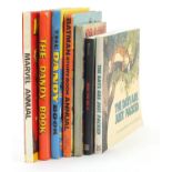 Seven children's books/annuals including Batman and The Dandy Book :