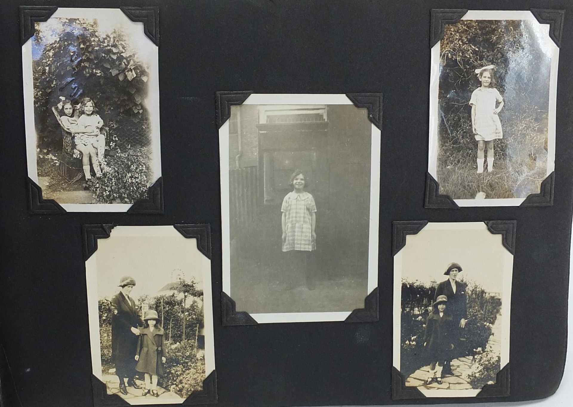 Early 20th century social history black and white photographs housed in an album, some in the Middle - Image 5 of 6