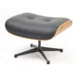 Modern Charles & Ray Eames design lounge chair stool, 46cm H x 64cm W x 51cm D :