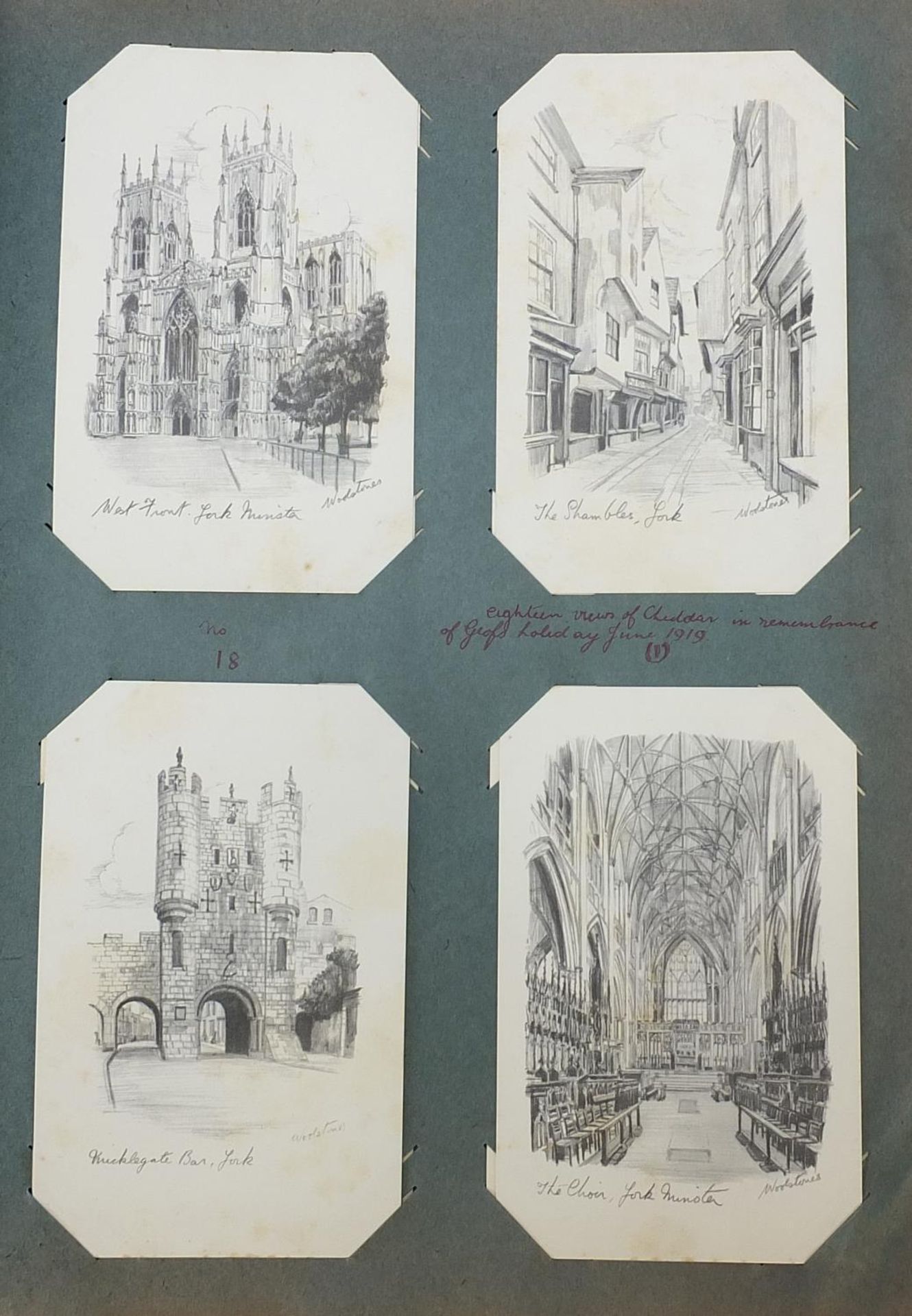 Early 20th century and later postcards including Oilette street scenes and flowers : - Image 5 of 10