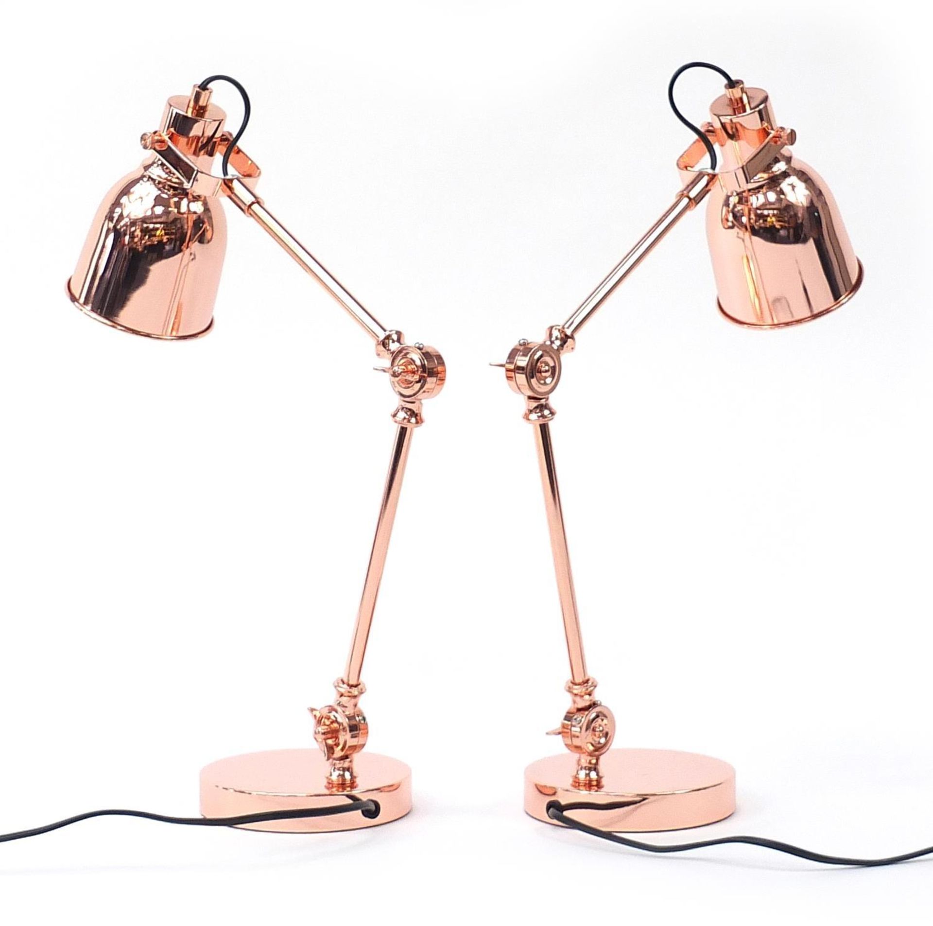 Pair of retro Anglepoise lamps : - Image 2 of 3
