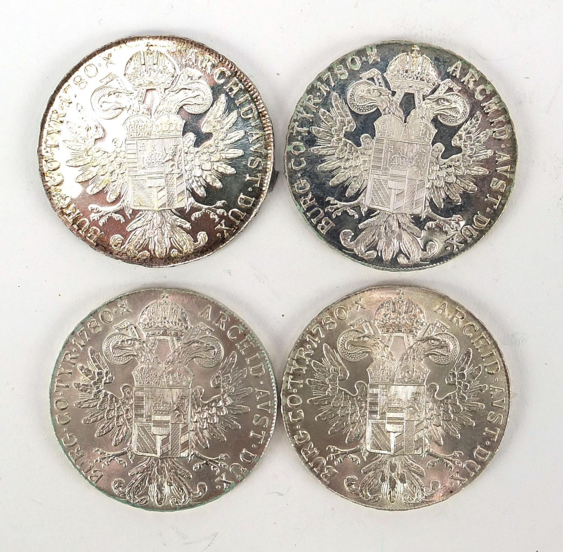Four silver Maria Theresa Thalers :