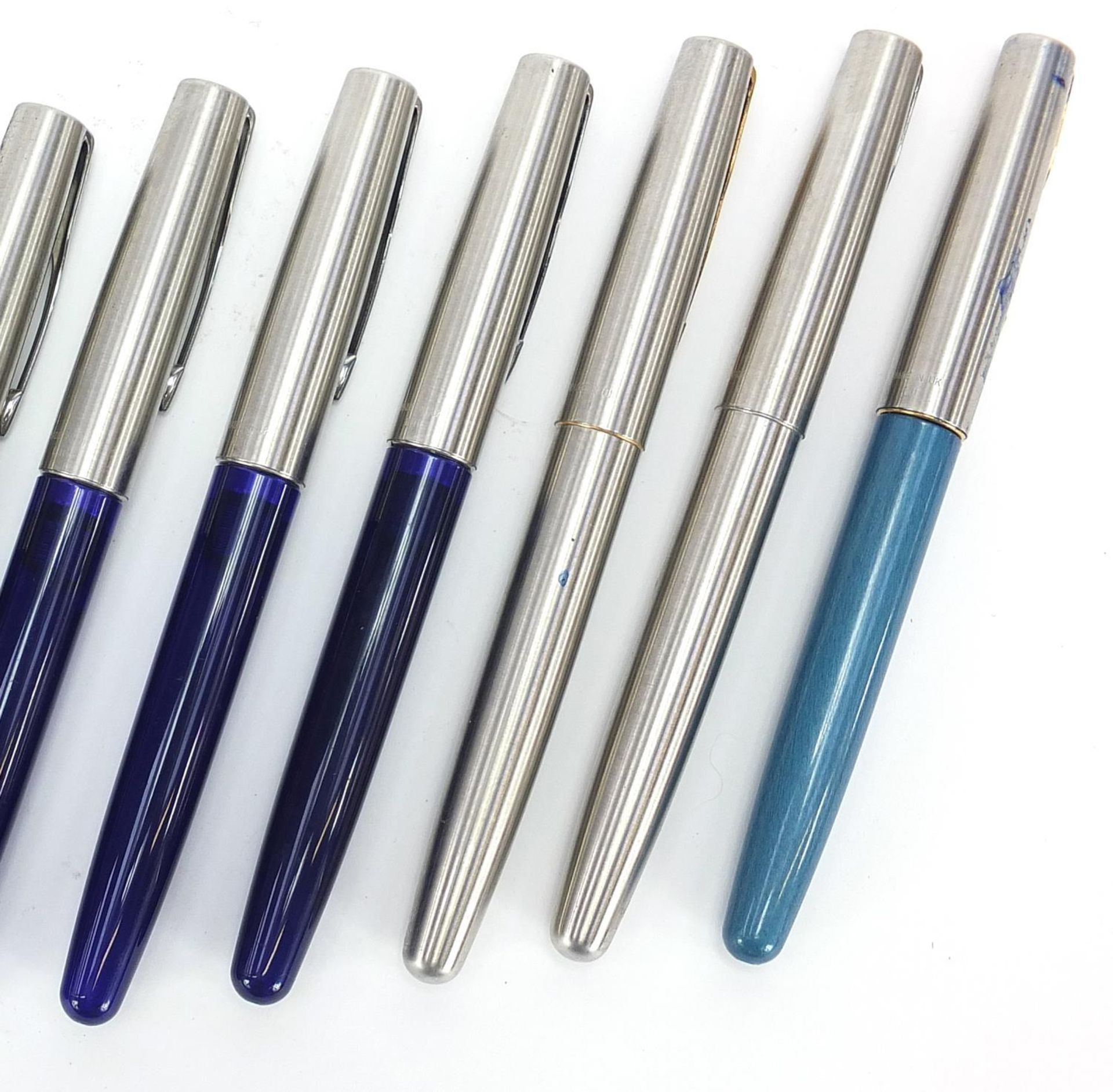 Twelve Parker Frontier fountain pens : - Image 3 of 5