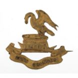 Military interest Sans Changer cap badge, 3.7cm high, 10.2g :