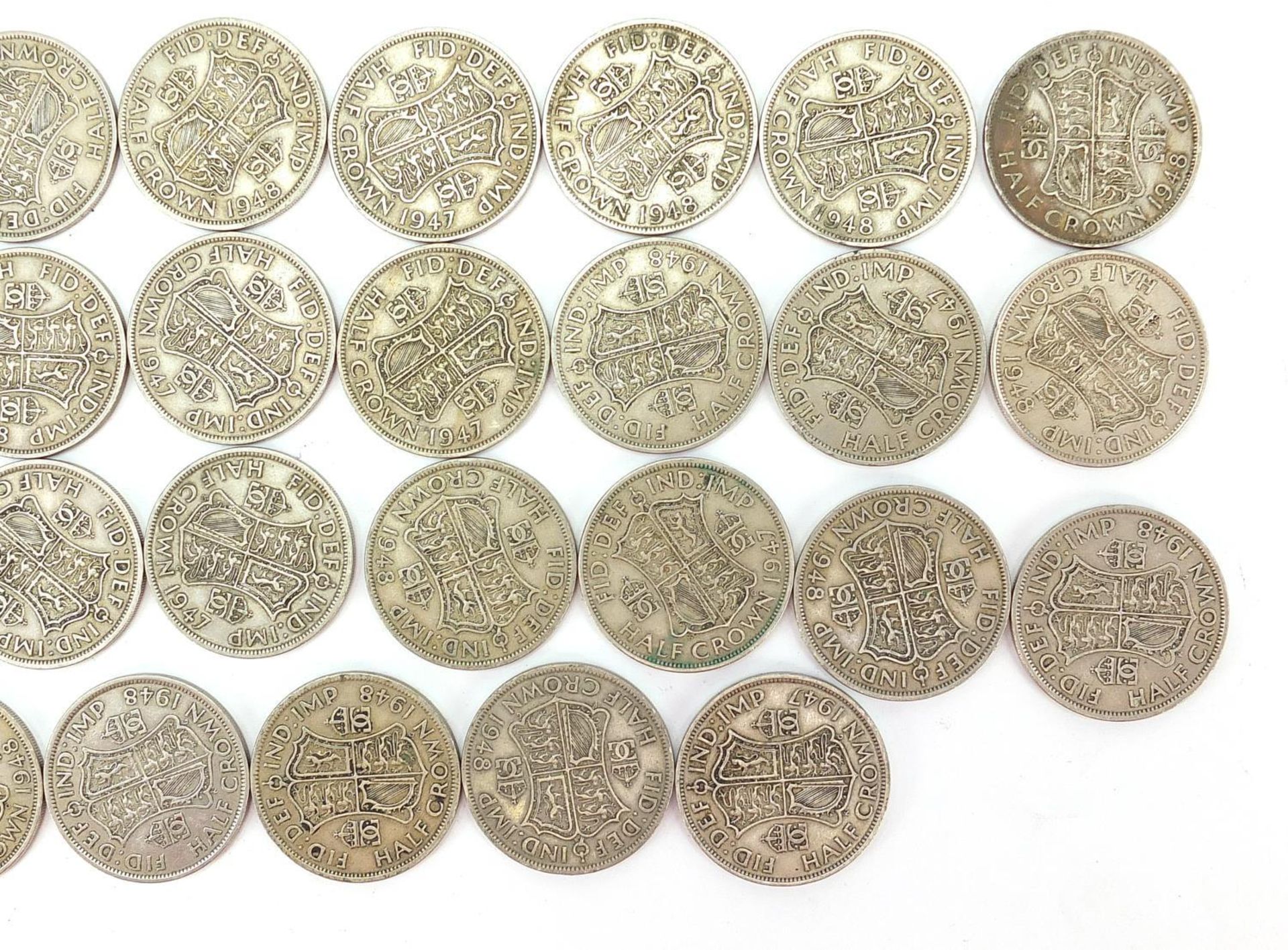 Collection of British pre decimal half crowns : - Bild 3 aus 6