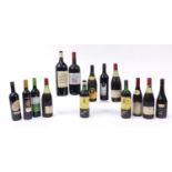 Fourteen bottles of red wine including two magnum bottles, Nuits St George and Beaune Premier cru :