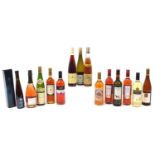 Fourteen bottles of table wine including Sauvignon blanc, Hungarian Ice wine and Chardonnay :