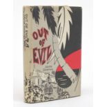 Out of Evil by Jayne Downes 1982, signed by the author, hardback book with dust jacket published :