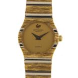 Raymond Weil, ladies' 18ct gold plated wristwatch with box, the case 18.5mm wide :