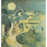 Graham Sutherland - Road to Porthclais, lithographic print, framed, 52.5cm x 50cm excluding the