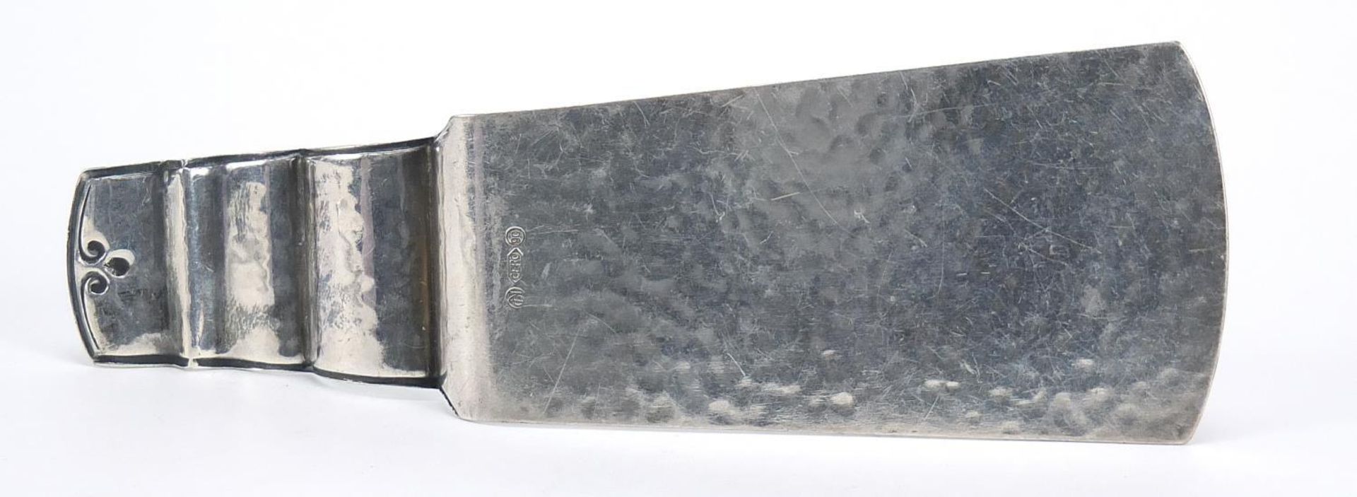 Georg Nisson, Dutch silver cake slice, 14.5cm in length, 45.5g : - Bild 3 aus 4
