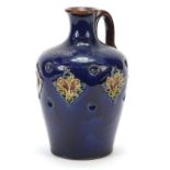 Doulton Lambeth, stoneware Scotch flagon numbered 147, 21.5cm high :