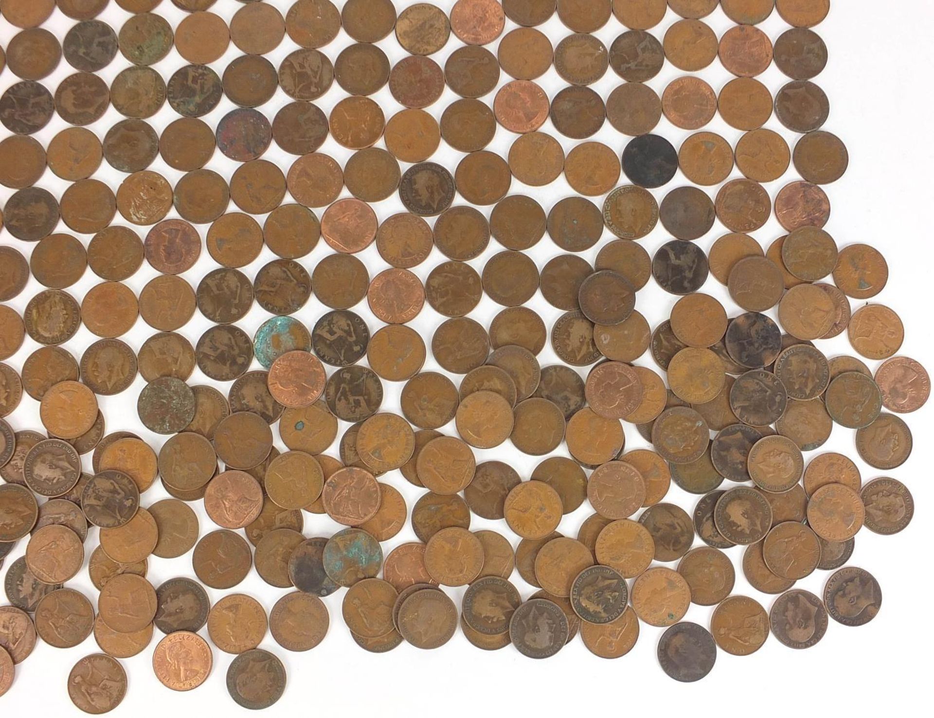 Large collection of British pennies : - Bild 5 aus 5