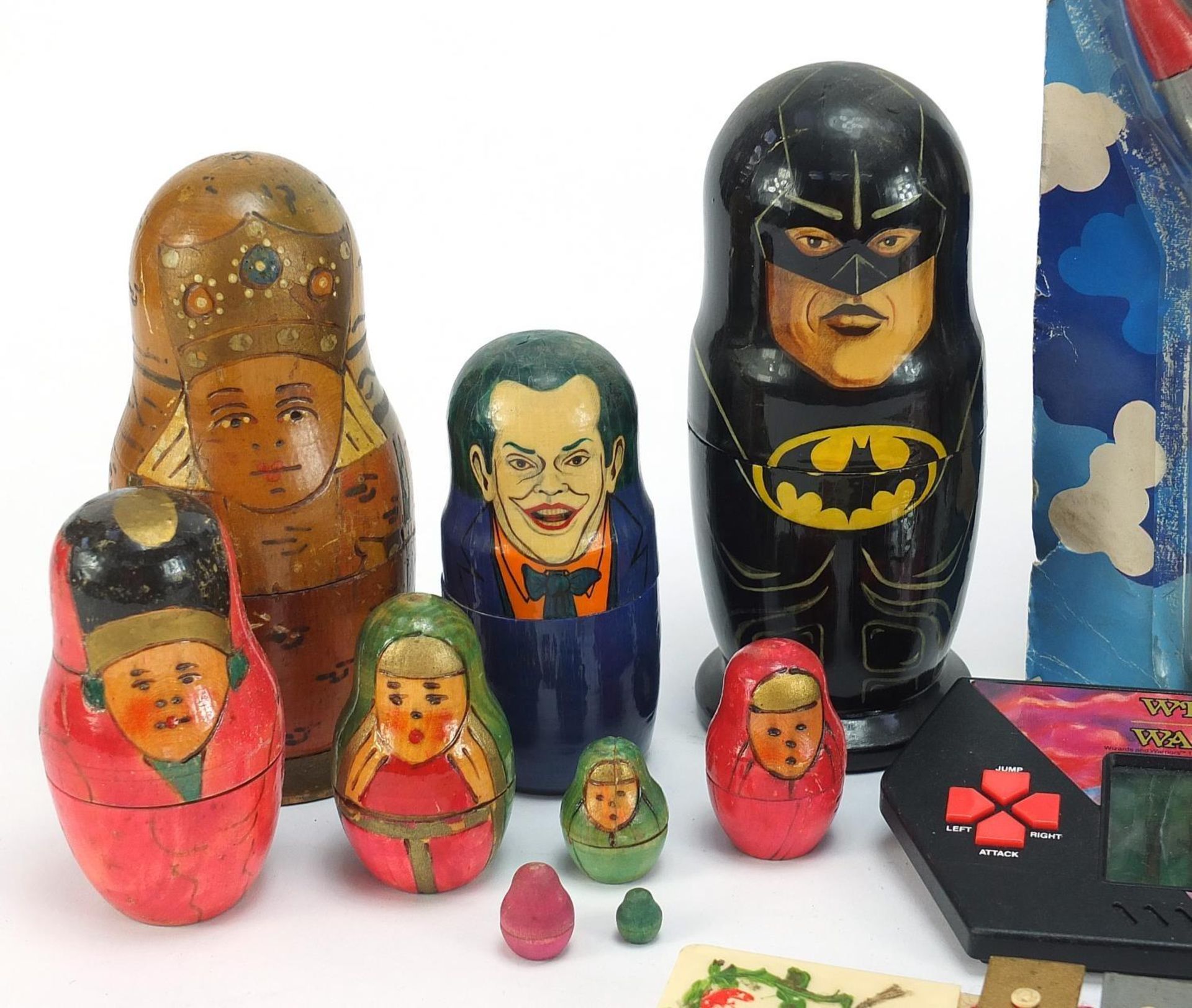 Vintage and later toys including Russian stacking dolls and a Nora Wellings type sailor : - Image 2 of 4