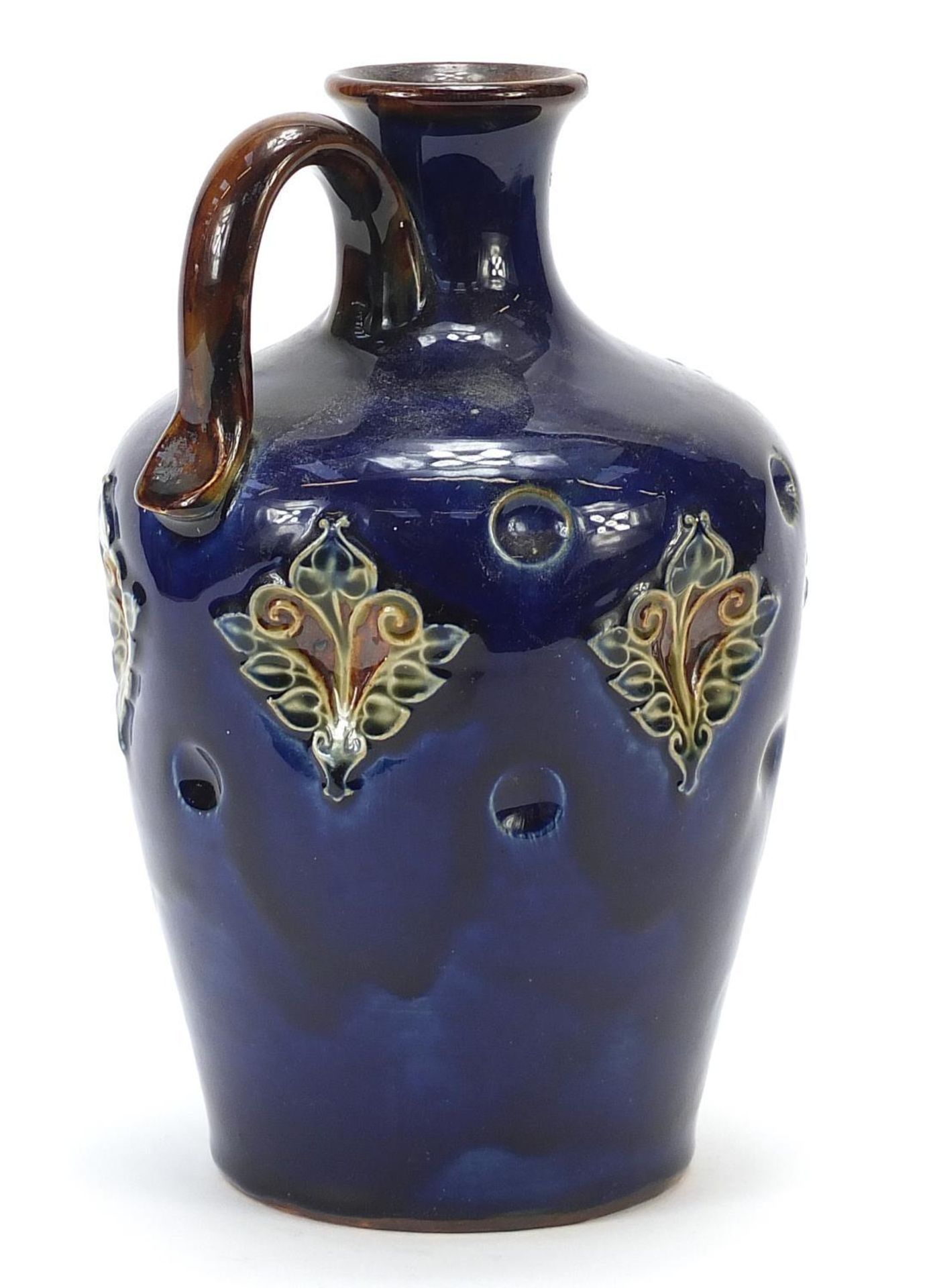 Doulton Lambeth, stoneware Scotch flagon numbered 147, 21.5cm high : - Image 2 of 5