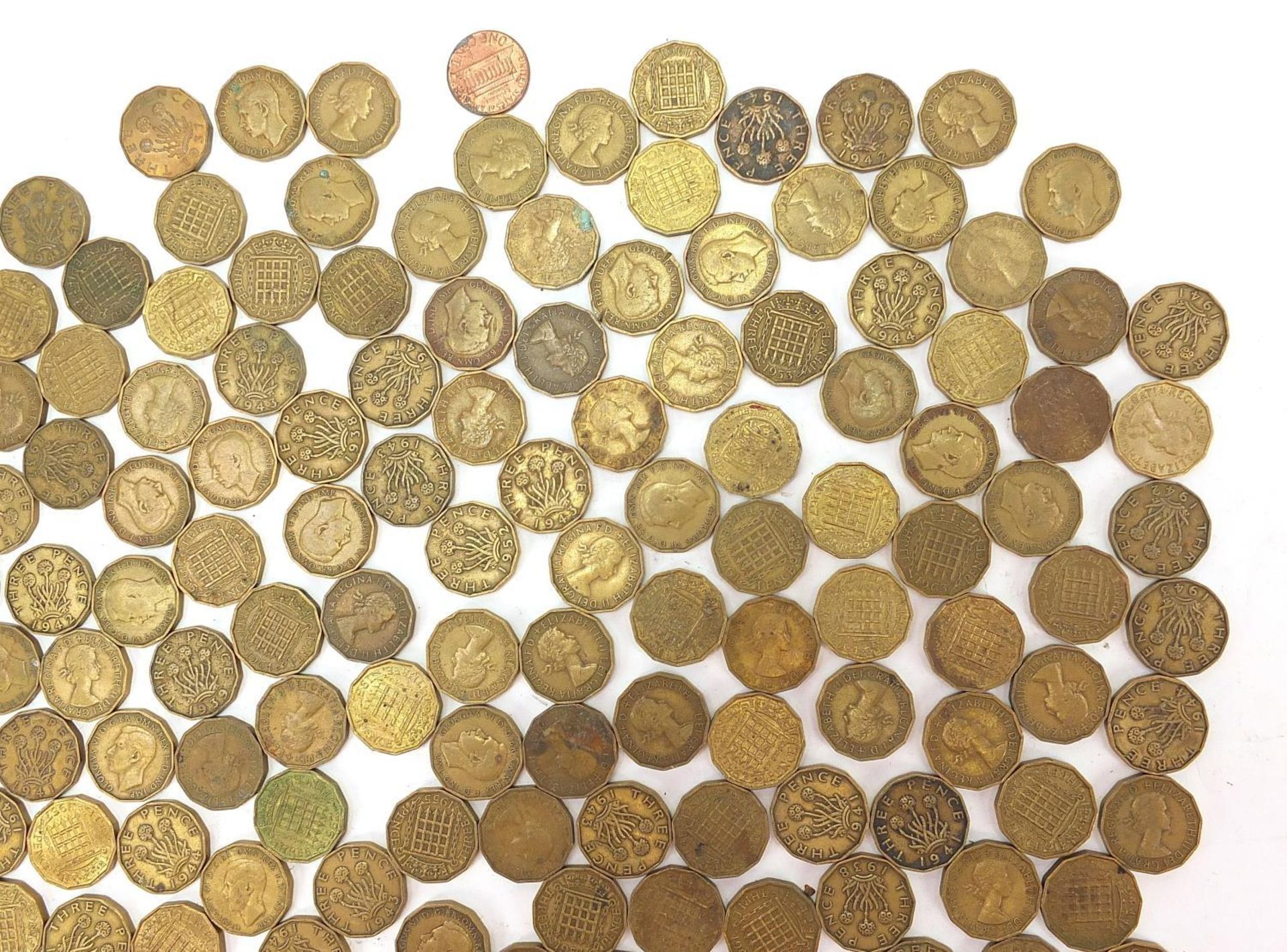 Collection of British pre decimal threepences : - Bild 3 aus 5
