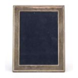 Carrs rectangular silver easel photo frame, London 2001, 22.5cm x 17.5cm :