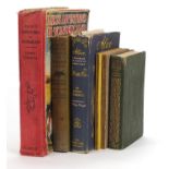 Six children's books by Lewis Carrol including Alice's Adventures in Wonderland and Through the