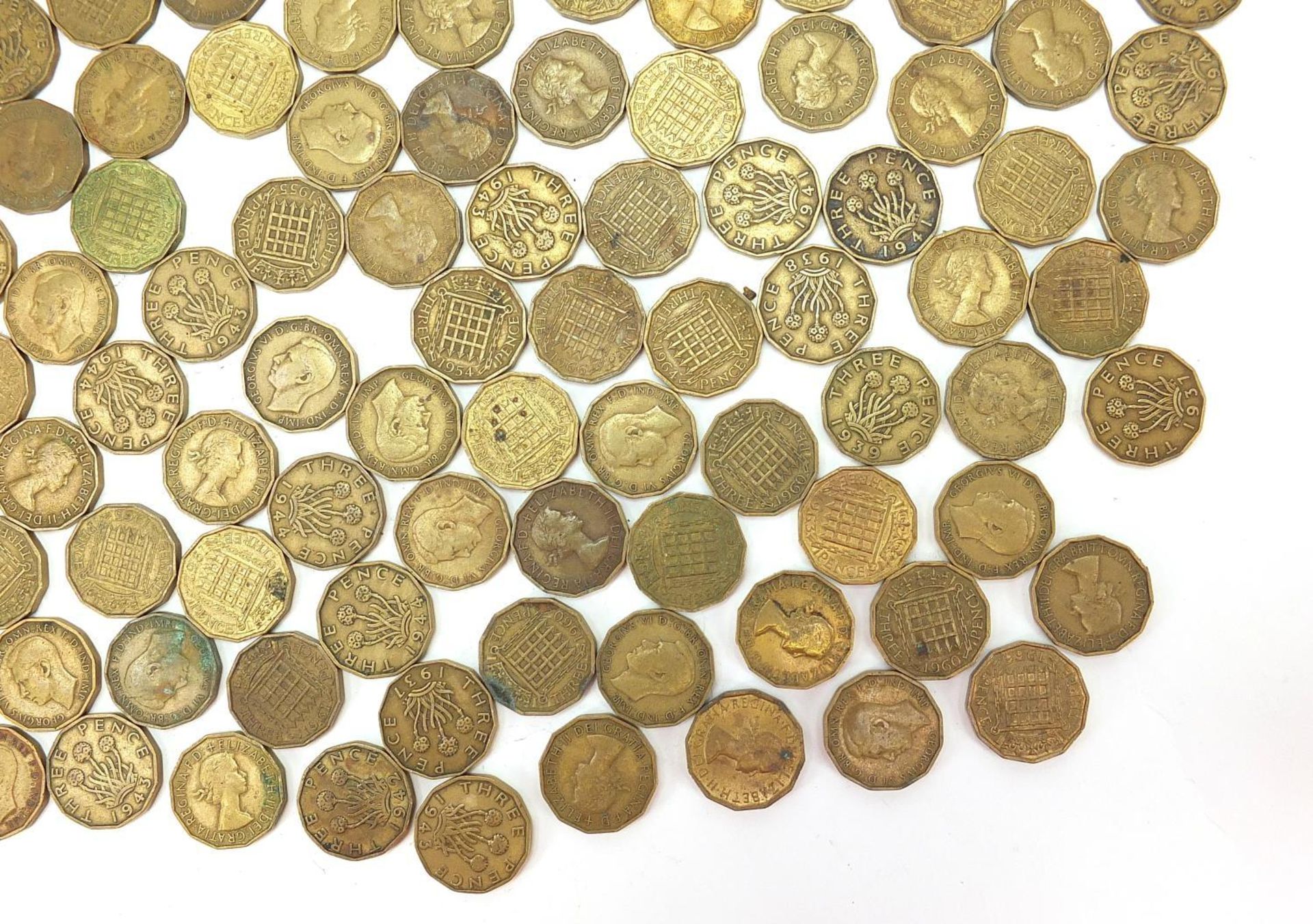 Collection of British pre decimal threepences : - Bild 5 aus 5