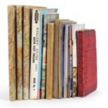 Early 20th century and later travel interest books and canvas backed folding maps including