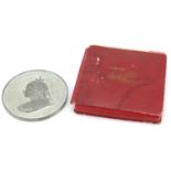 Queen Victoria Diamond Jubilee British Empire medal by Spink & Son with leather lined fitted case,