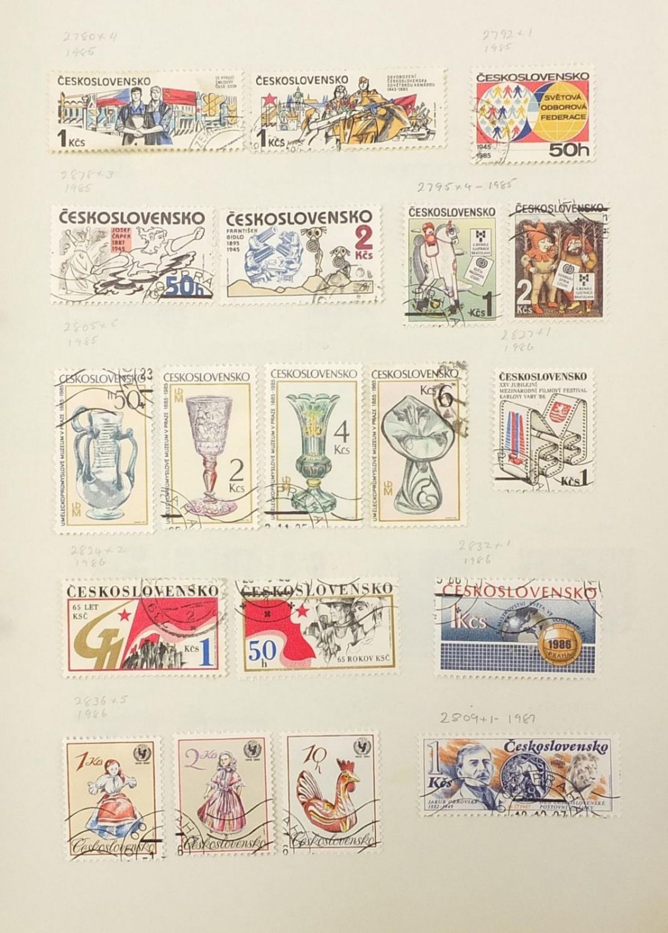 Extensive collection of antique and later world stamps arranged in albums including Brazil, - Image 24 of 52