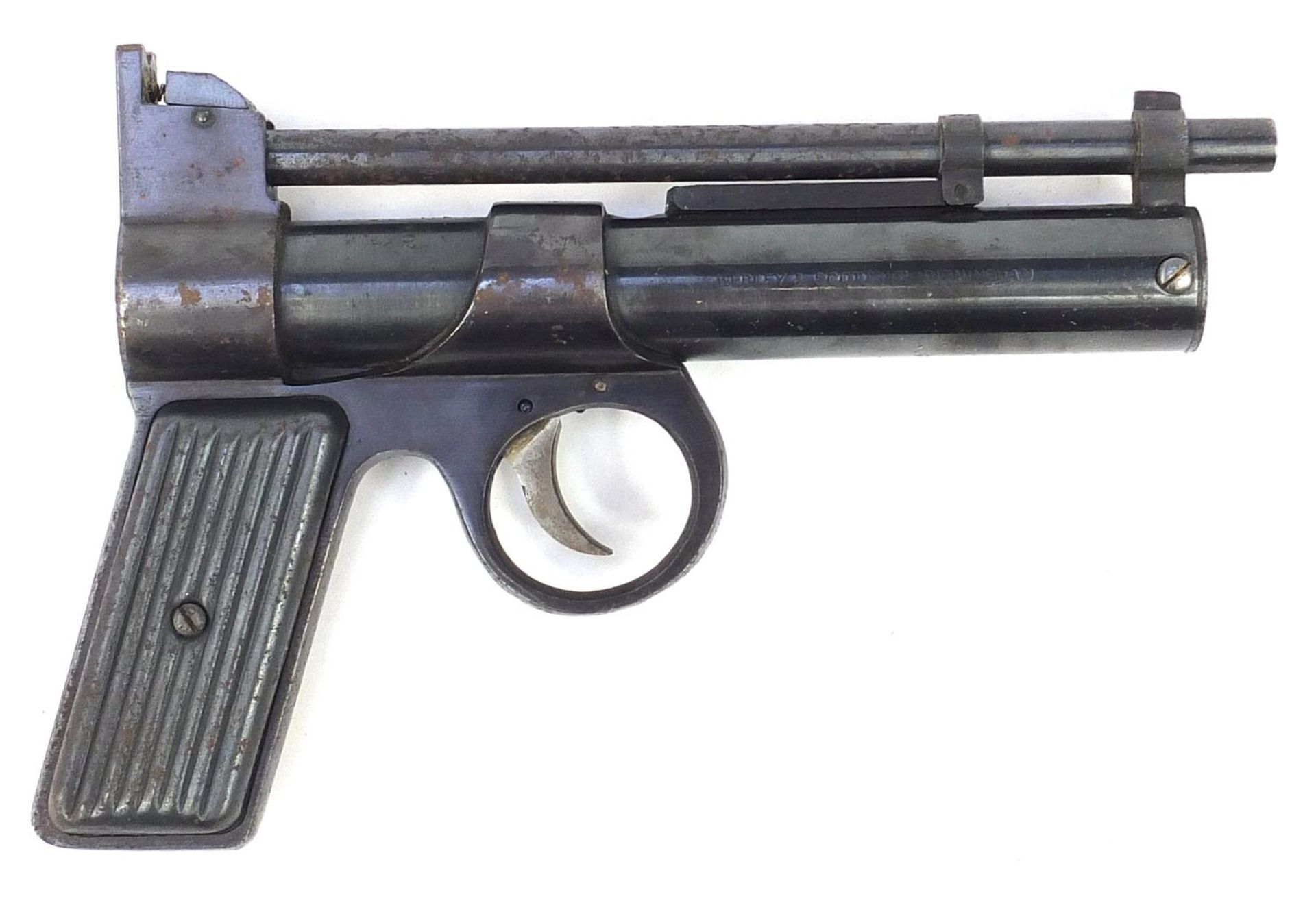 Webley & Scott Junior over lever .177 cal air pistol with box, 18cm in length :For Further Condition - Image 3 of 6