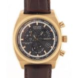 Citizen Eco-Drive, gentlemen's Calibre 8700 perpetual calendar wristwatch with box, serial number