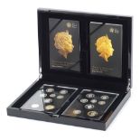 The Fifth Circulating Coin Portrait First and Final editions silver proof coin set with fitted