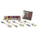British militaria relating to Captain Henry Edward Settle including an eleven dress medals, silver