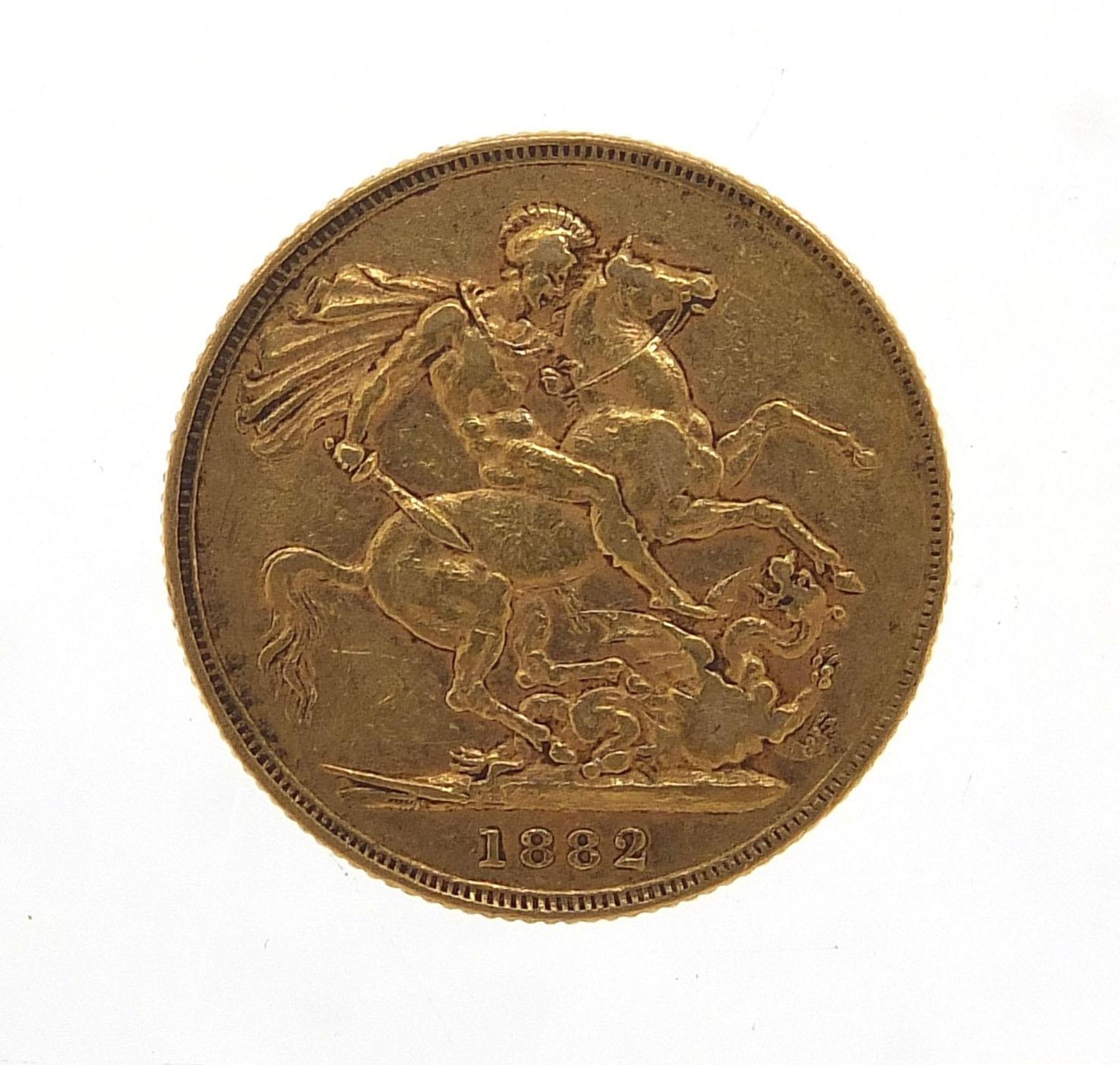 Victoria Young Head 1882 gold sovereign :For Further Condition Reports Please Visit Our Website, - Image 2 of 2