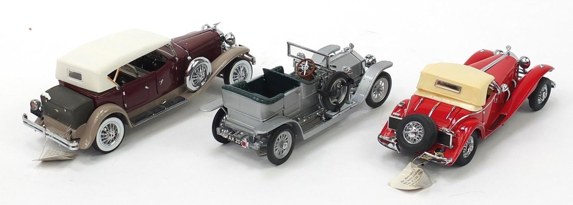 Three Franklin Mint die cast precision models including a Rolls Royce :For Further Condition Reports - Bild 5 aus 7