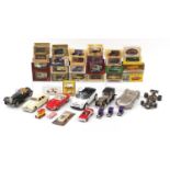 Vintage and later model vehicles, some die cast, including Corgi, Virago and Models of Yesteryear :
