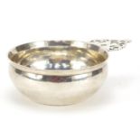 George Nathan and Ridley Hayes, George V silver porringer, Birmingham 1911, 17cm in length, 202.