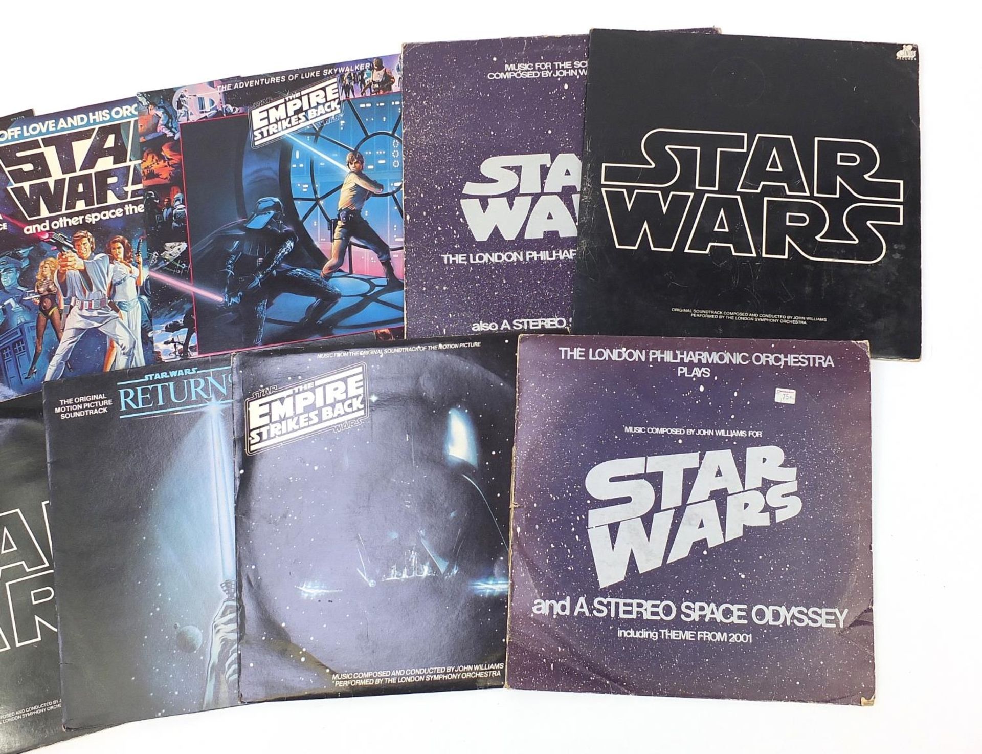 Nine Star Wars soundtrack vinyl LP's :For Further Condition Reports Please Visit Our Website, - Image 3 of 3