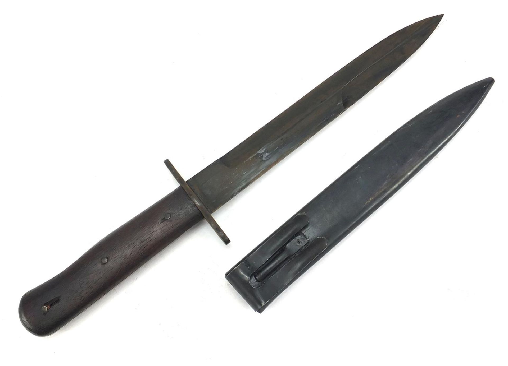 Military interest fighting knife, 30.5cm in length :For Further Condition Reports Please Visit Our - Image 3 of 5