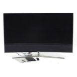 Samsung 49" LCD curved television with remote, model UE49KS9000T