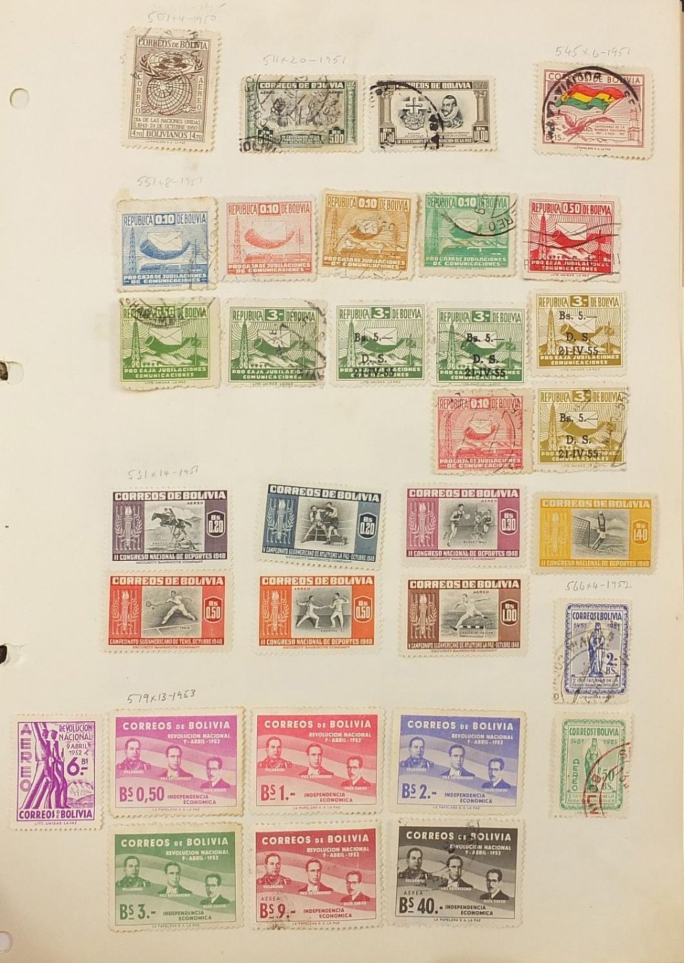 Extensive collection of antique and later world stamps arranged in albums including Brazil, - Image 51 of 52