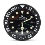Rolex GMT-Master II design dealer's display wall clock, 34cm in diameter :For Further Condition