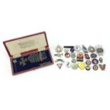 Vintage and later badges and medallions including Air Training Corps and Chopper Pilot :For