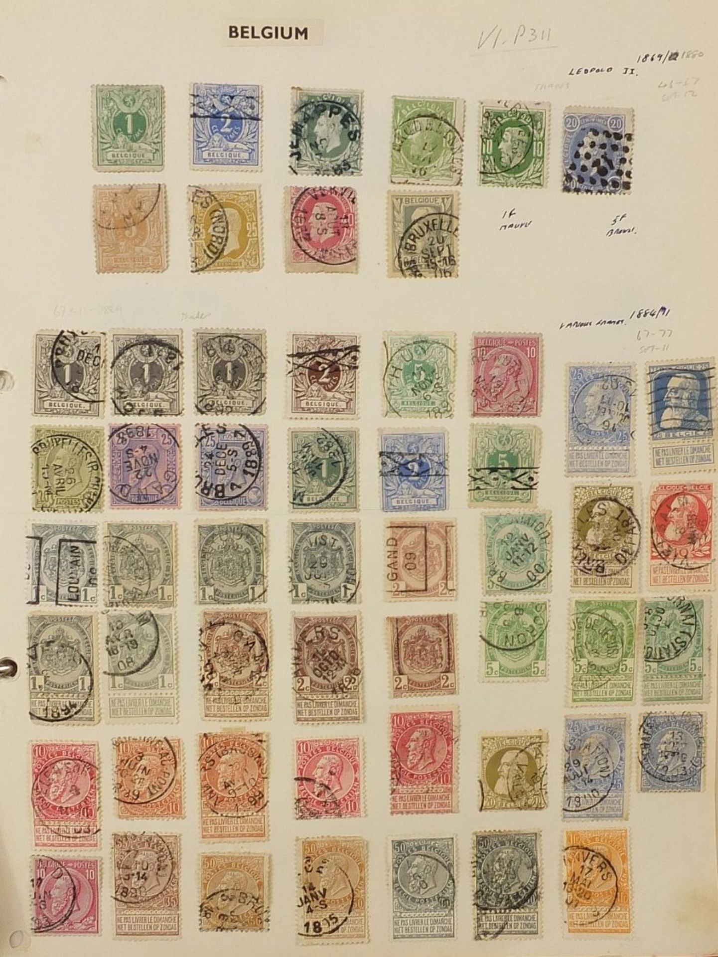 Extensive collection of antique and later world stamps arranged in albums including Brazil, - Image 42 of 52