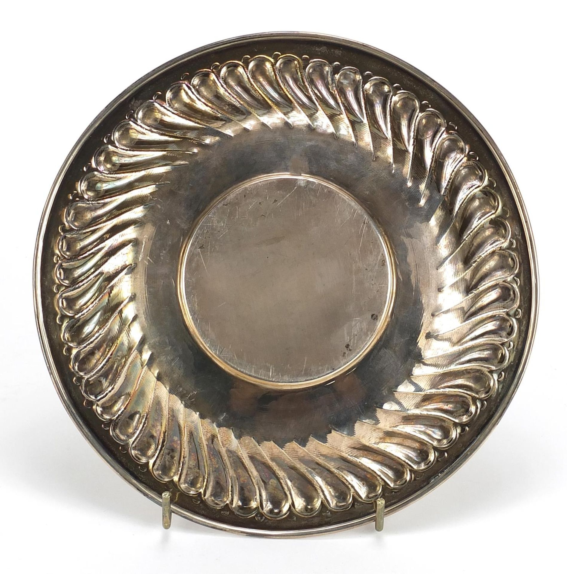 Continental 900 grade silver plate, impressed marks, 19.5cm in diameter, 197.6g :For Further - Bild 3 aus 3