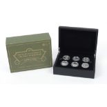 2014 five pound silver proof six coin set from the The 100th Anniversary of the First World War