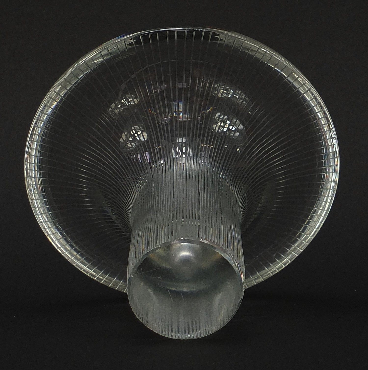 Tapio Wirkkala for Iittala, Tatti mushroom glass vase, etched marks to the base, 11.5cm high :For - Image 4 of 6